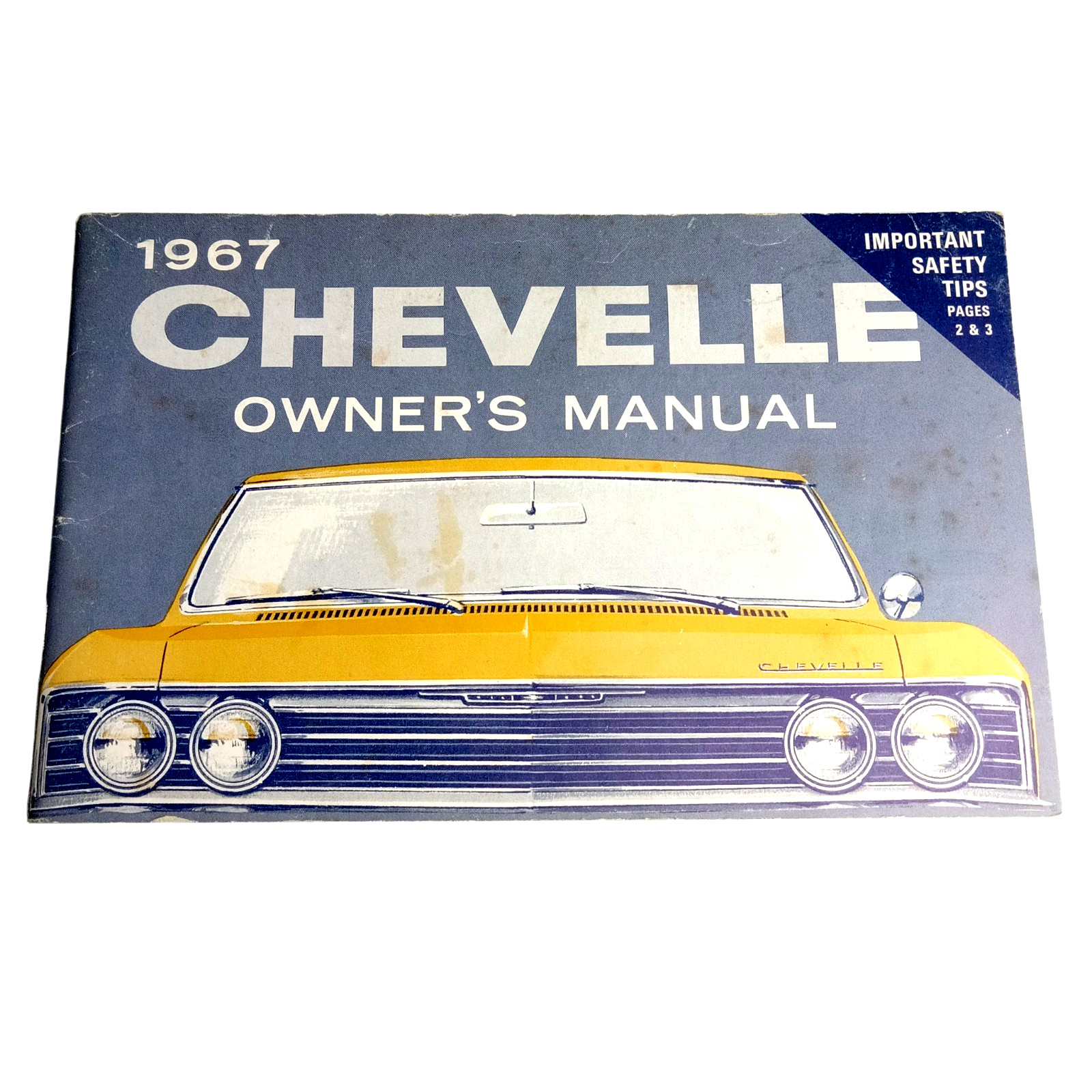 OEM Original 1967 Chevy Chevrolet CHEVELLE Owner's Manual Part No. 3901023 OEM Original 1967 Chevy Chevrolet CHEVELLE Owner's Manual Part No. 3901023