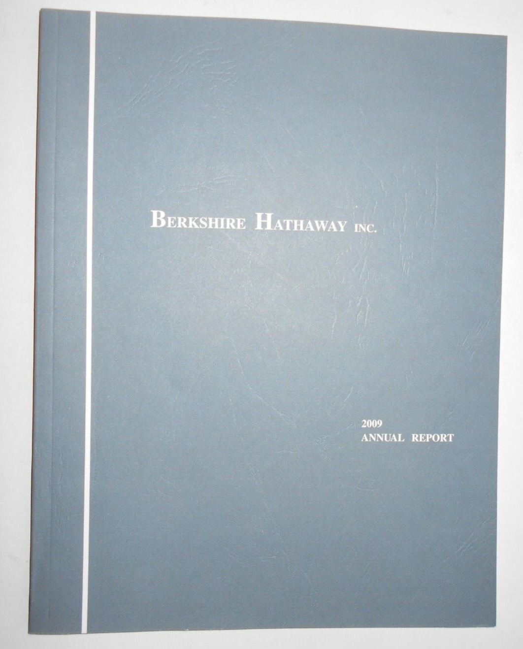 Berkshire Hathaway 2009 Annual Report