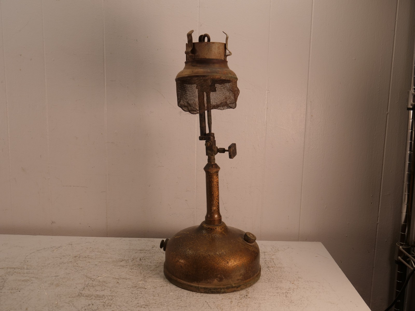 Antique Sears Roebuck Kerosene Table Lamp