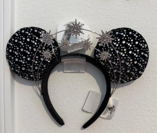 2026 Disney Parks Stars & Rhinestone Celestial Jeweled Minnie Ears Headband NWT