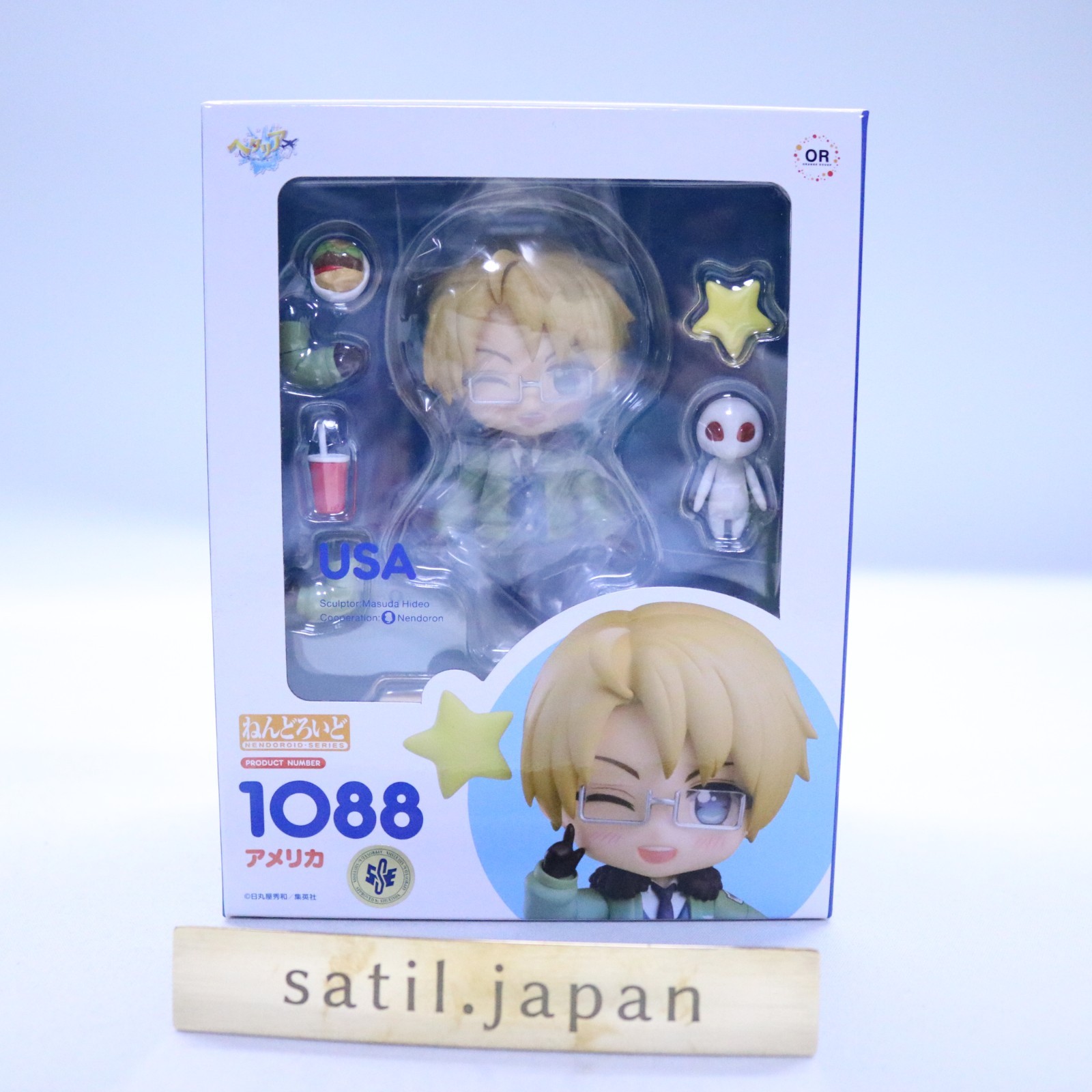 [USED] Good Smile Company Hetalia America(Alfred.F.Jones) Nendoroid #1088
