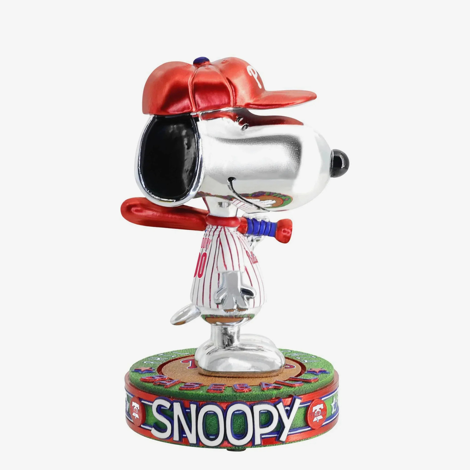 Snoopy Philadelphia Phillies 2025 Peanuts Electroplated Bobblehead MLB Snoopy Philadelphia Phillies 2025 Peanuts Electroplated Bobblehead MLB