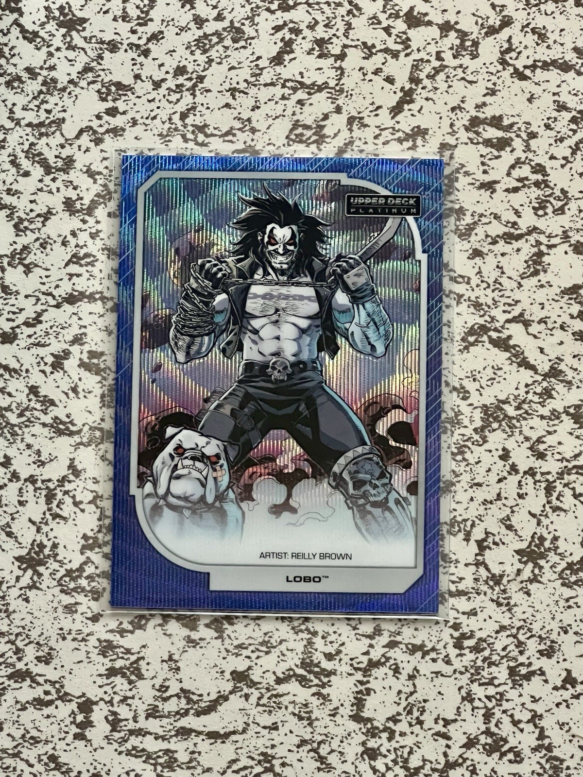 2026 Upper Deck Platinum DC Lobo DC Blue #02/38 Card No. 82 2026 Upper Deck Platinum DC Lobo DC Blue #02/38 Card No. 82