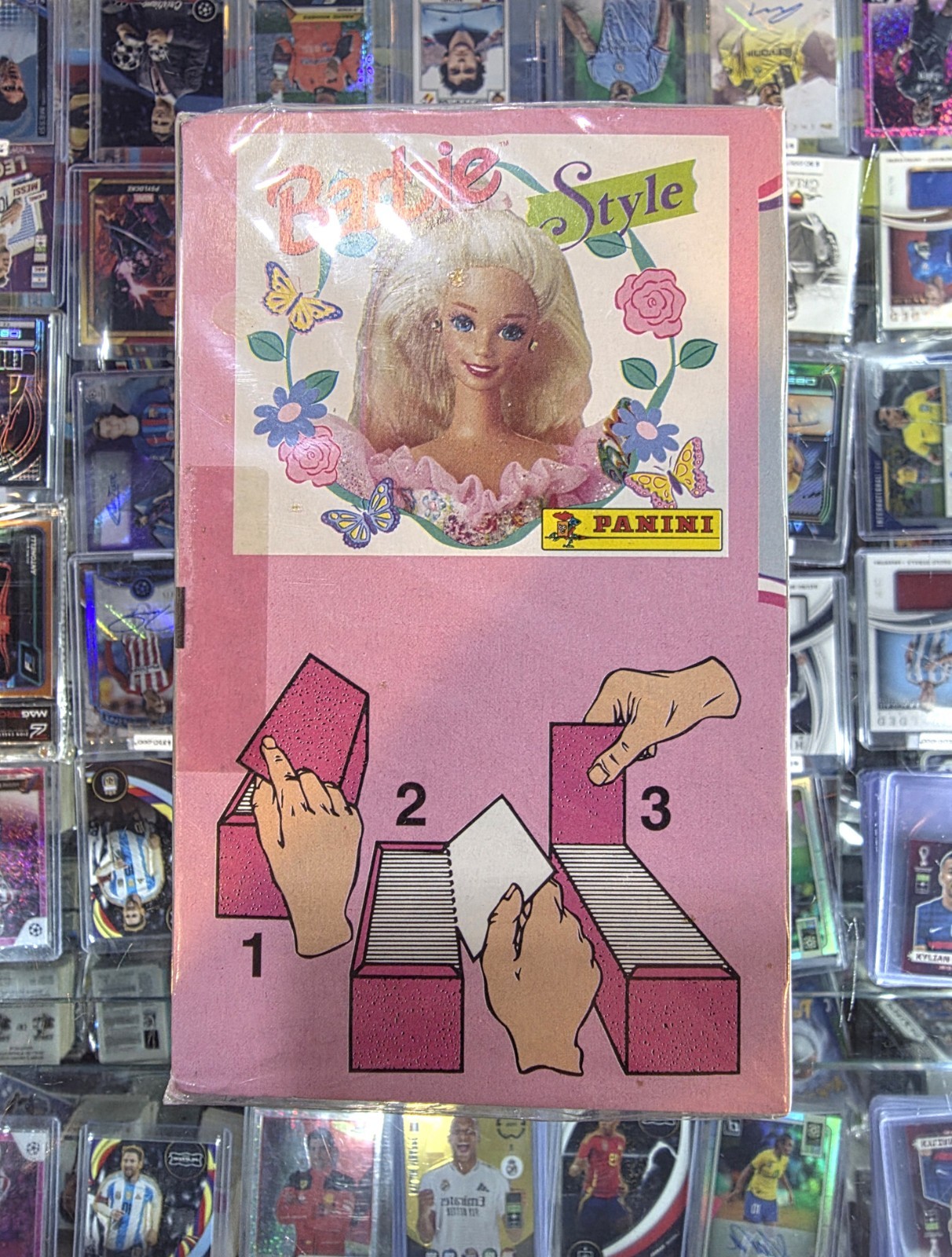 BARBIE Style 1995 sealed box with 100 sticker packs Panini