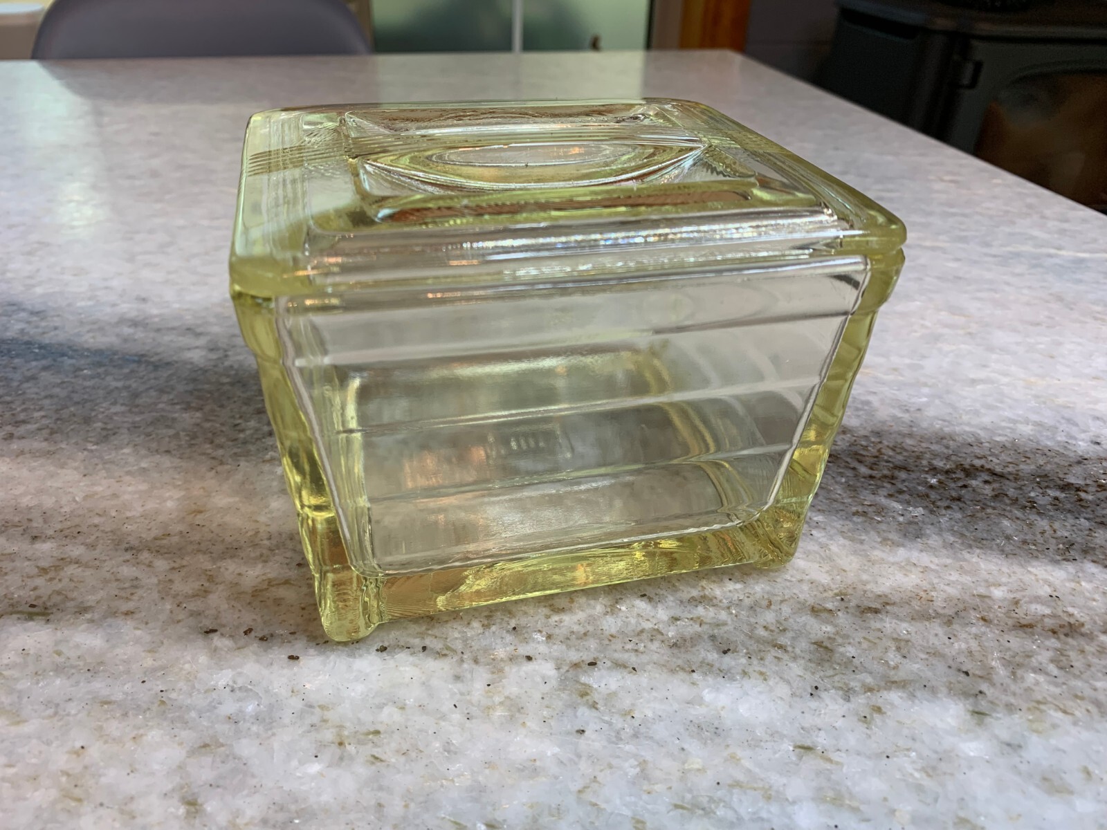 Rare: Antique Glasbake (Glassbake) Art Deco Refridgerator Food Storage Container