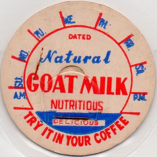 Milk Bottle Cap - Natural Goat Milk - generic - TRY IT IN YOUR COFFEE Milk Bottle Cap - Natural Goat Milk - generic - TRY IT IN YOUR COFFEE