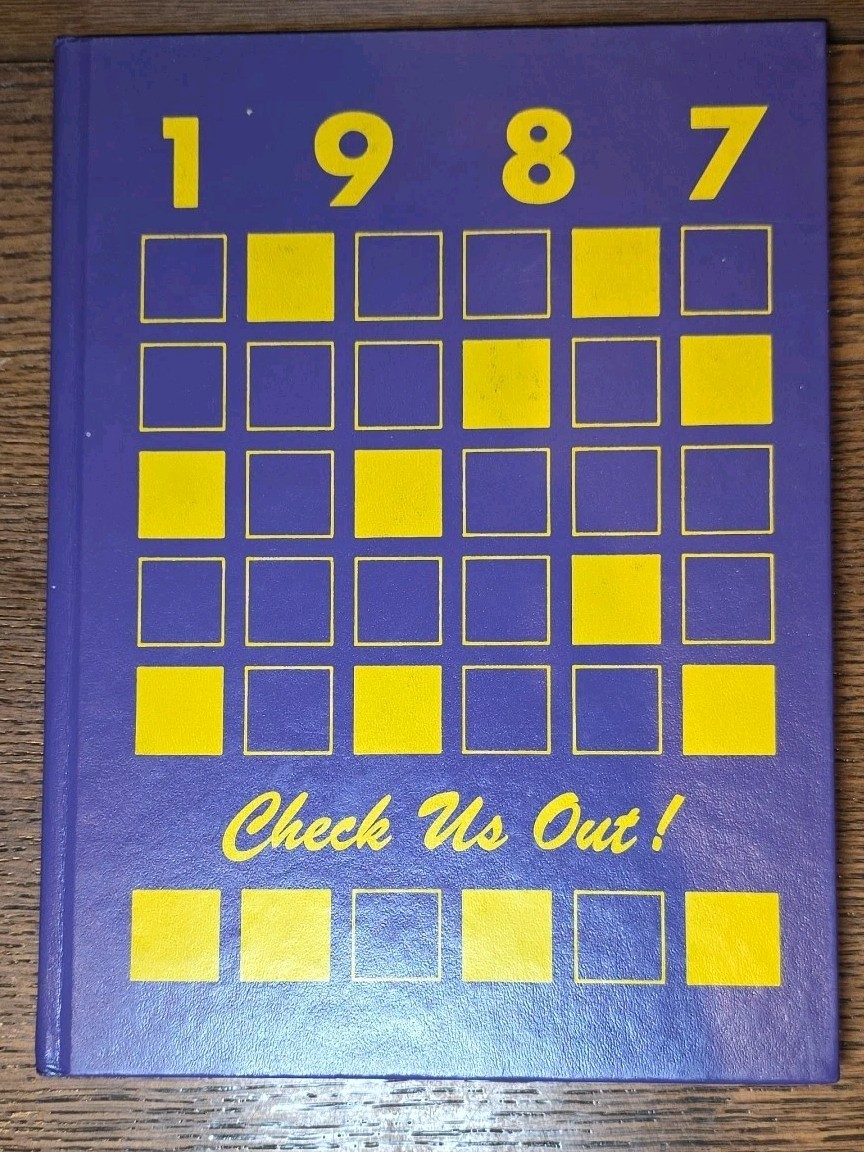 1987 Allendale IL Elementry & High School Yearbook - David Carlton Coach Book