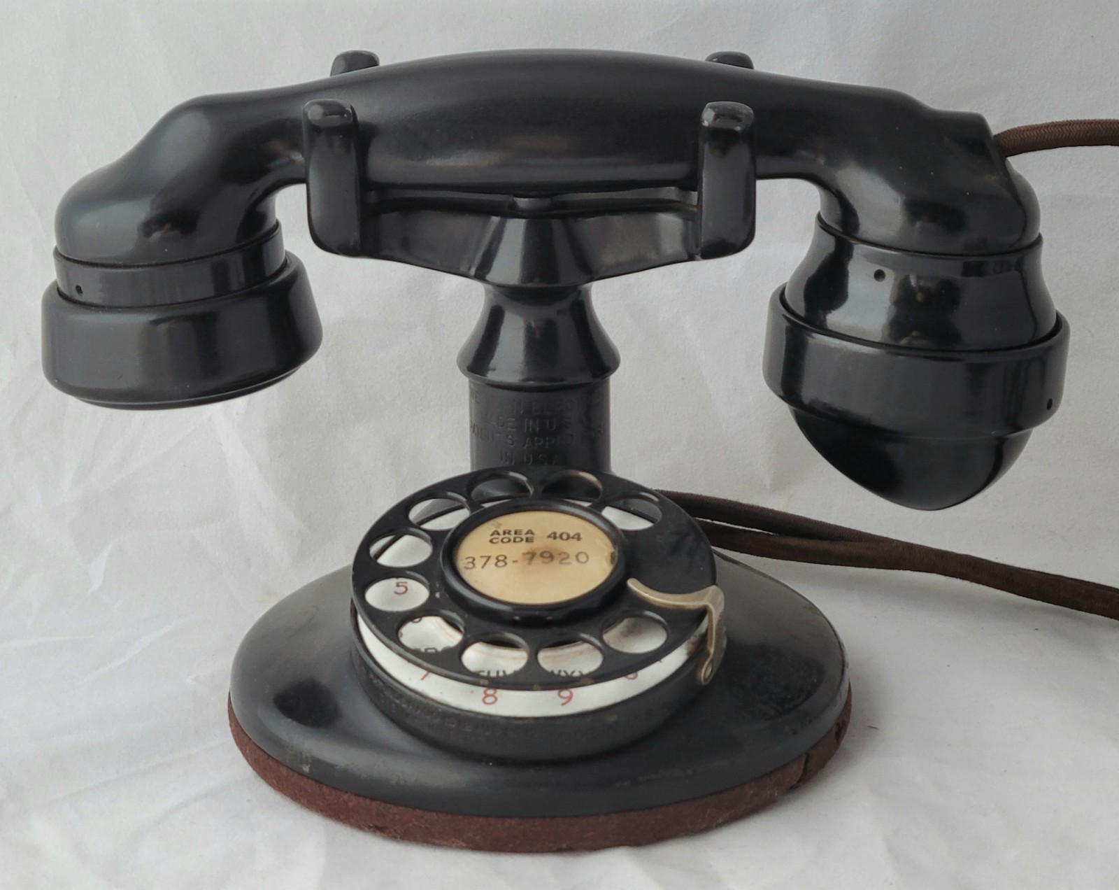 Western Electric A1 Desk Phone Antique Original Condition