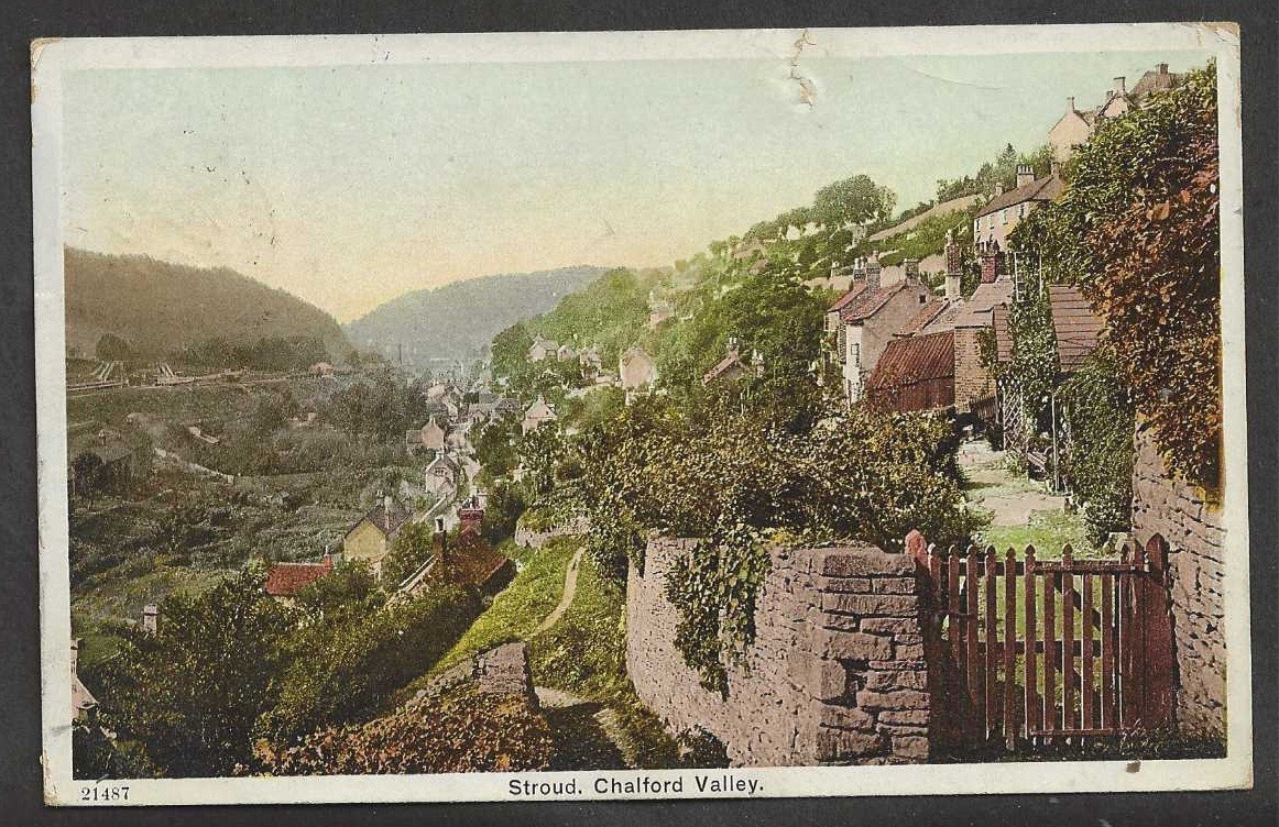 GB 1905 Stroud Chalford Valley Postcard Used
