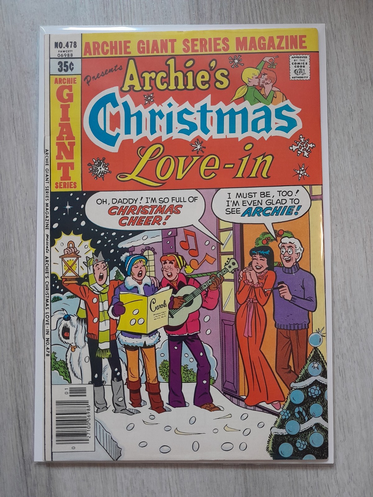 1979 Archie Comics Archie Giant Series Magazine #478 Archie's Christmas Love-In