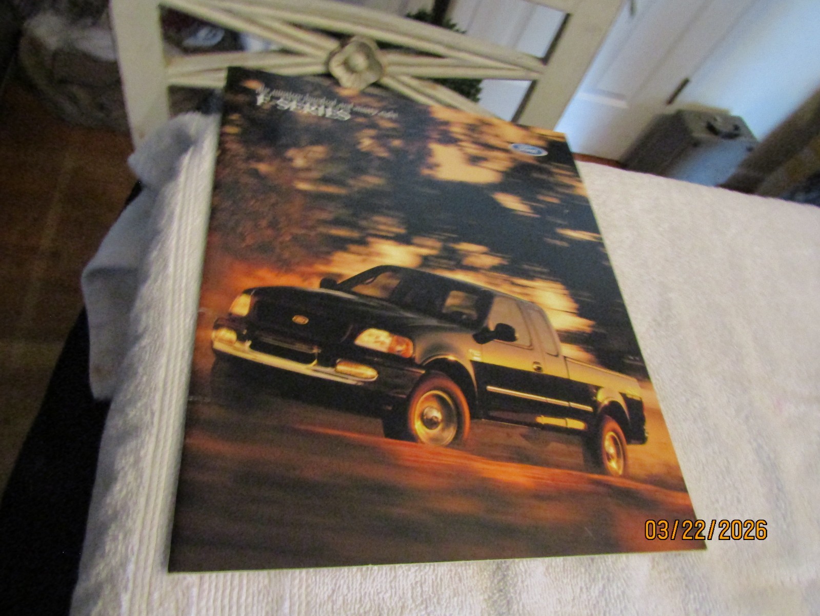 Vintage 1998 Ford F-Series Pickup Truck OEM Dealer New Car Sales Brochure