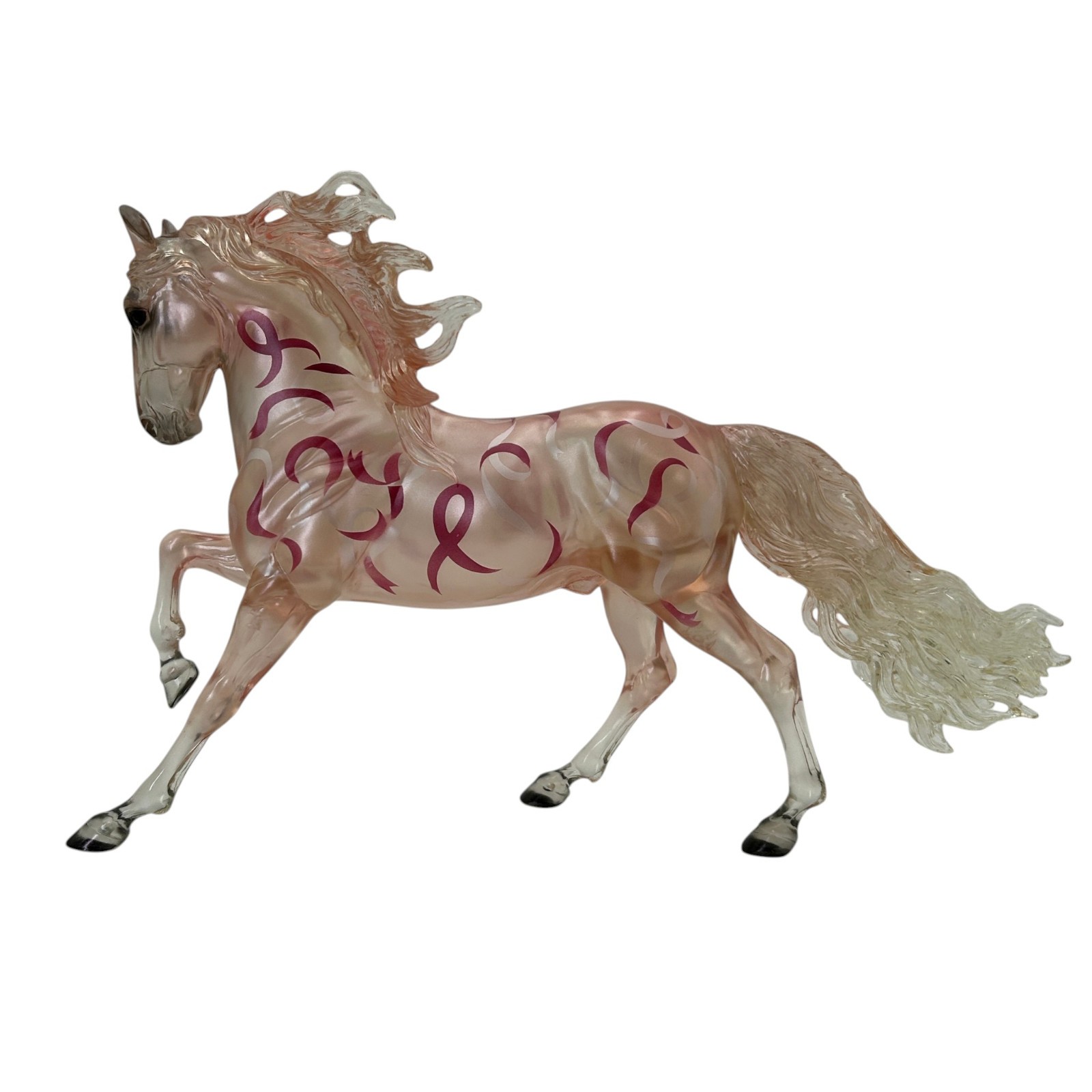 Breyer Horse 1350 Pink Ribbon Andalusian Stallion 2010 Breast Cancer Awareness