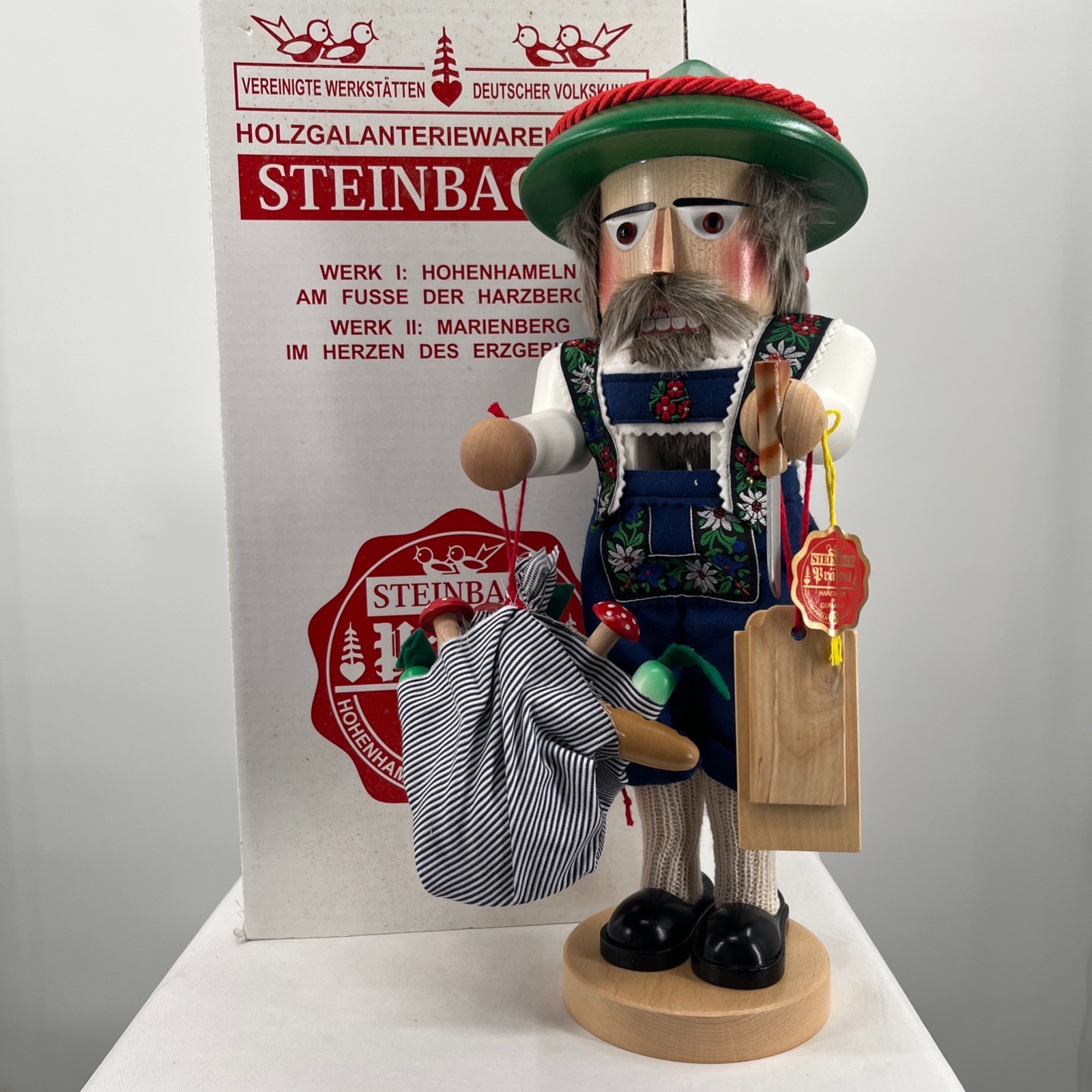Steinbach TYROLEAN ALPINE COOK Nutcracker 17” Germany S1689 w/ Box & Tag 2000