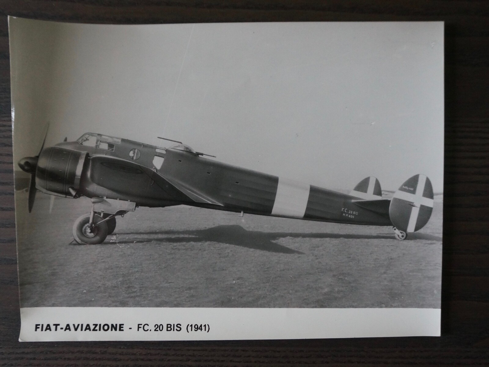 FIAT AVIAZONE 1941 FC.20 BIS AIRCRAFT - 1964 PHOTO