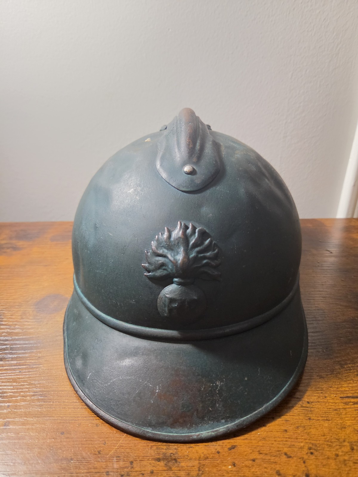 WWI WW1 Military French Army Infanty M1915 RF Helmet