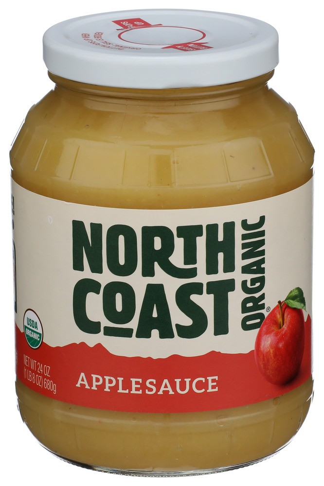 NORTH COAST APPLESAUCE JAR ORG 24 OZ