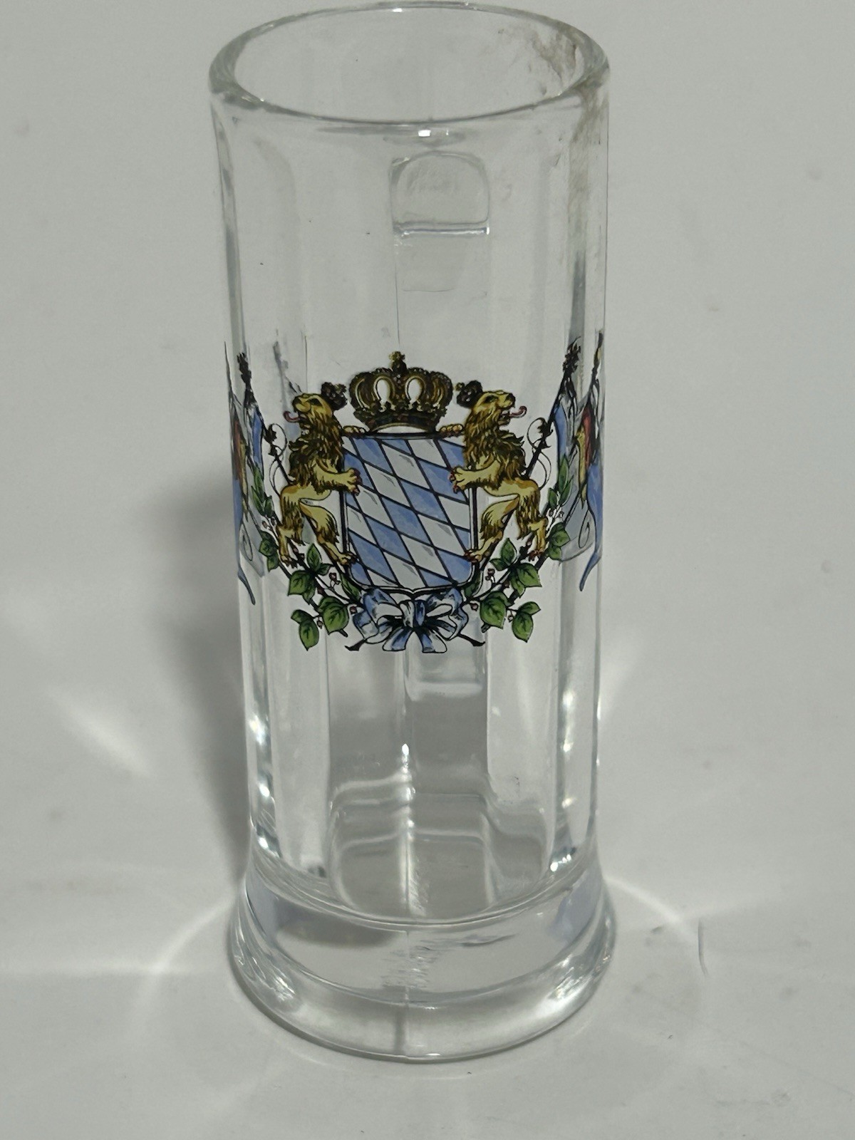 Vintage Böckling Germany Mini Beer Mug Shot Glass Bavarian Coat of Arms Flags Vintage Böckling Germany Mini Beer Mug Shot Glass Bavarian Coat of Arms Flags