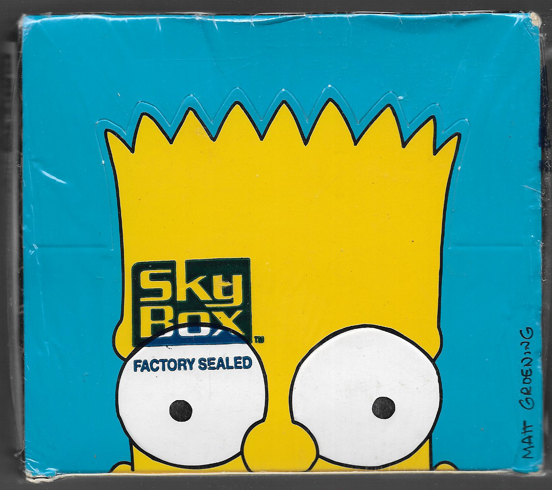 Factory Sealed Box 1994 Skybox The Simpsons, 36 packs, 288 Mint cards, Series 2