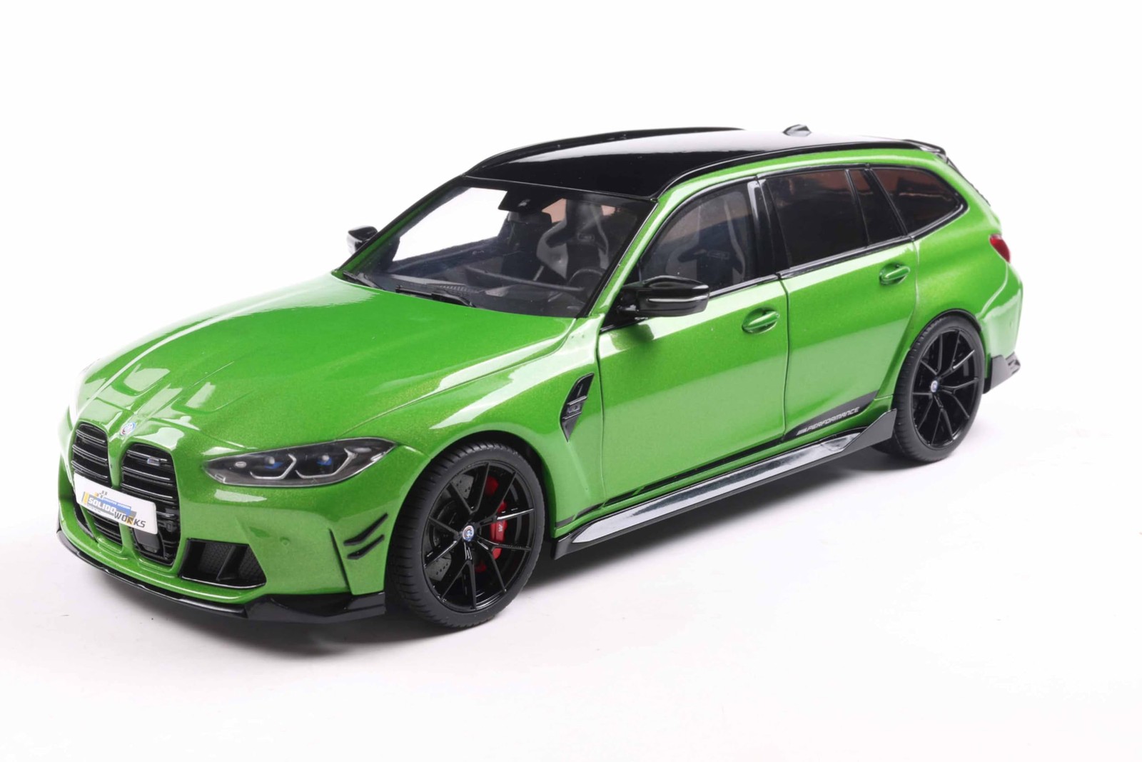 Solido 1:18 BMW M3 Touring Performance Parts Green Diecast Model Car 2024