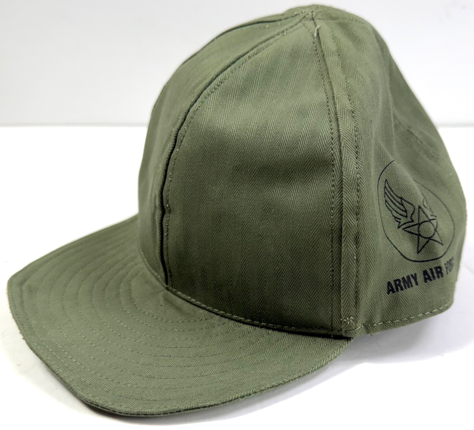 WWII US AIR CORP FORCE PARATROOPER A3 MECHANICS FLOPPY BRIM FIELD CAP-LARGE WWII US AIR CORP FORCE PARATROOPER A3 MECHANICS FLOPPY BRIM FIELD CAP-LARGE