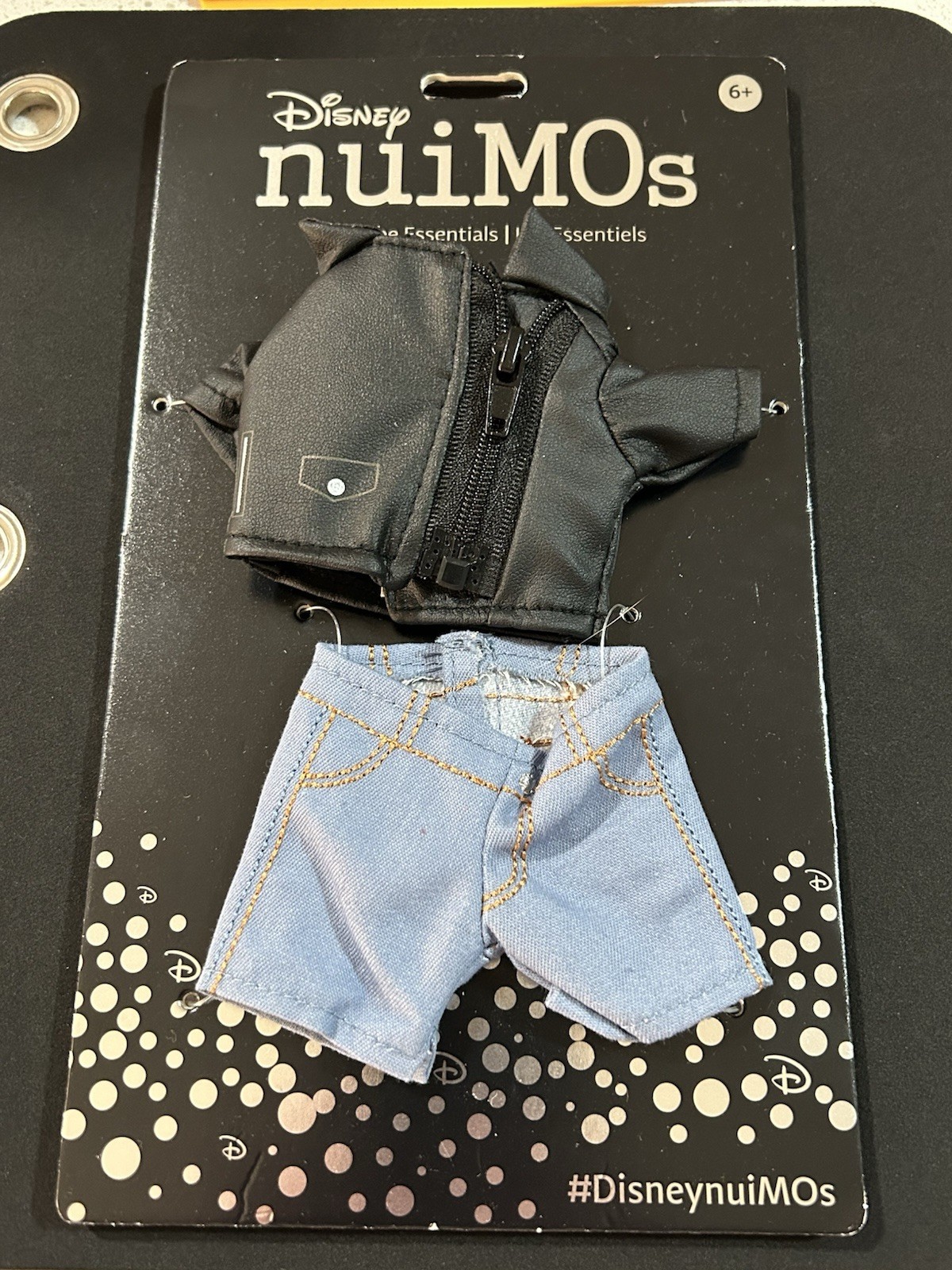 Disney nuiMOs Wardrobe Essentials Black Faux Leather Jacket & Jean Set- New Disney nuiMOs Wardrobe Essentials Black Faux Leather Jacket & Jean Set- New