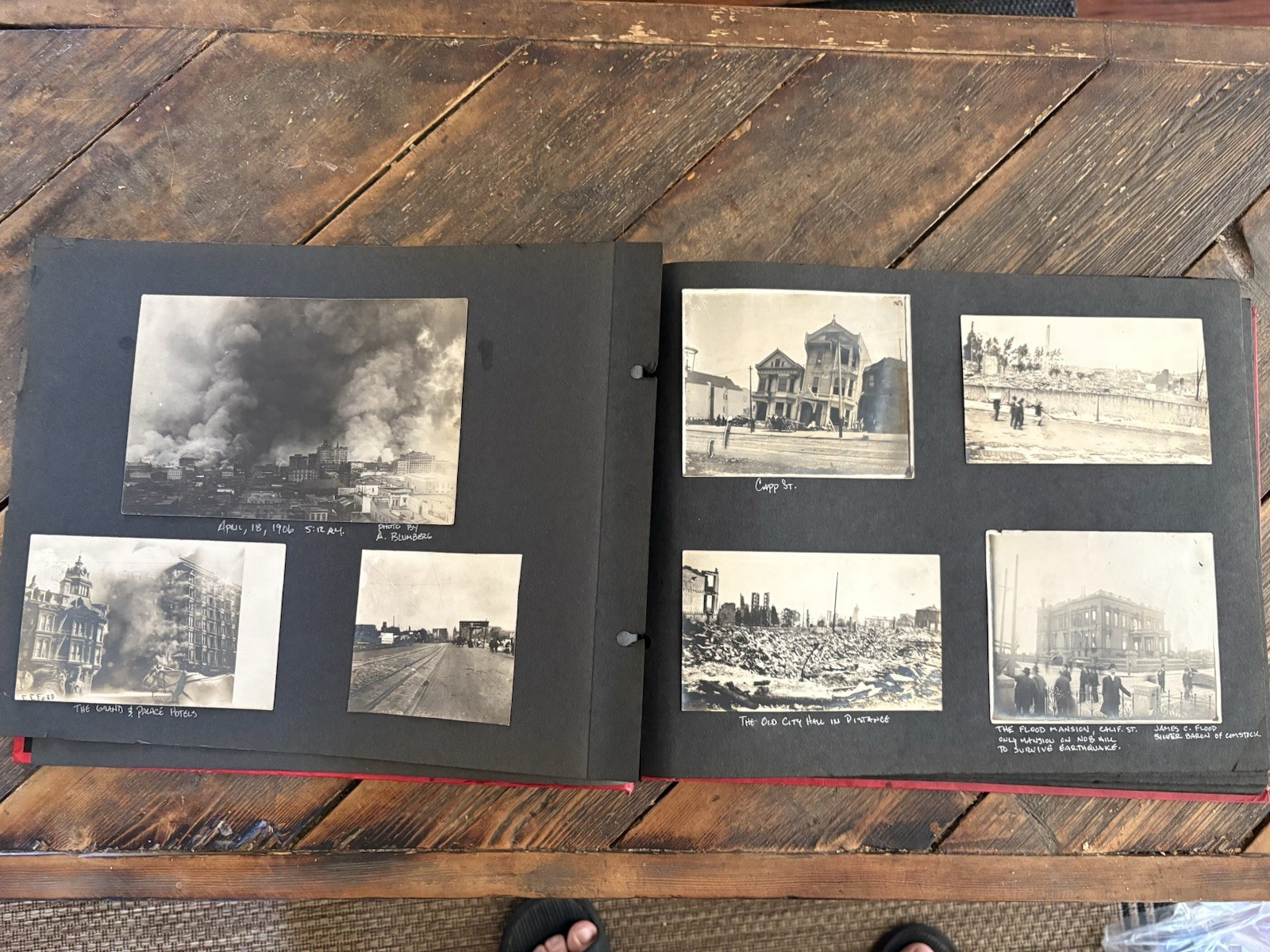 San Francisco Original Photos Earthquake Album.  Chinatown 1906-09. 90 Photos