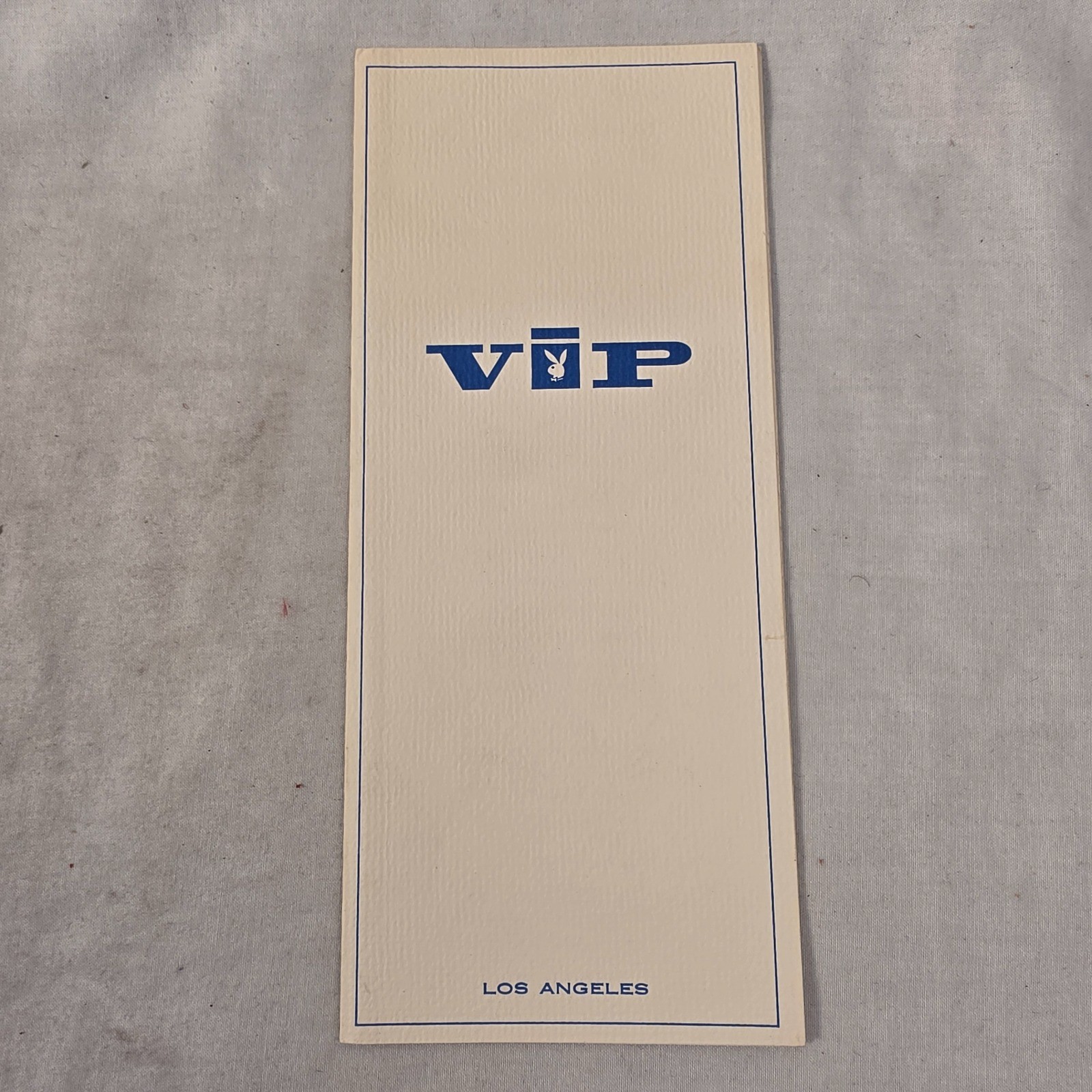 Playboy Clubs International Vintage 1966 Playboy Club Los Angeles VIP Dinner