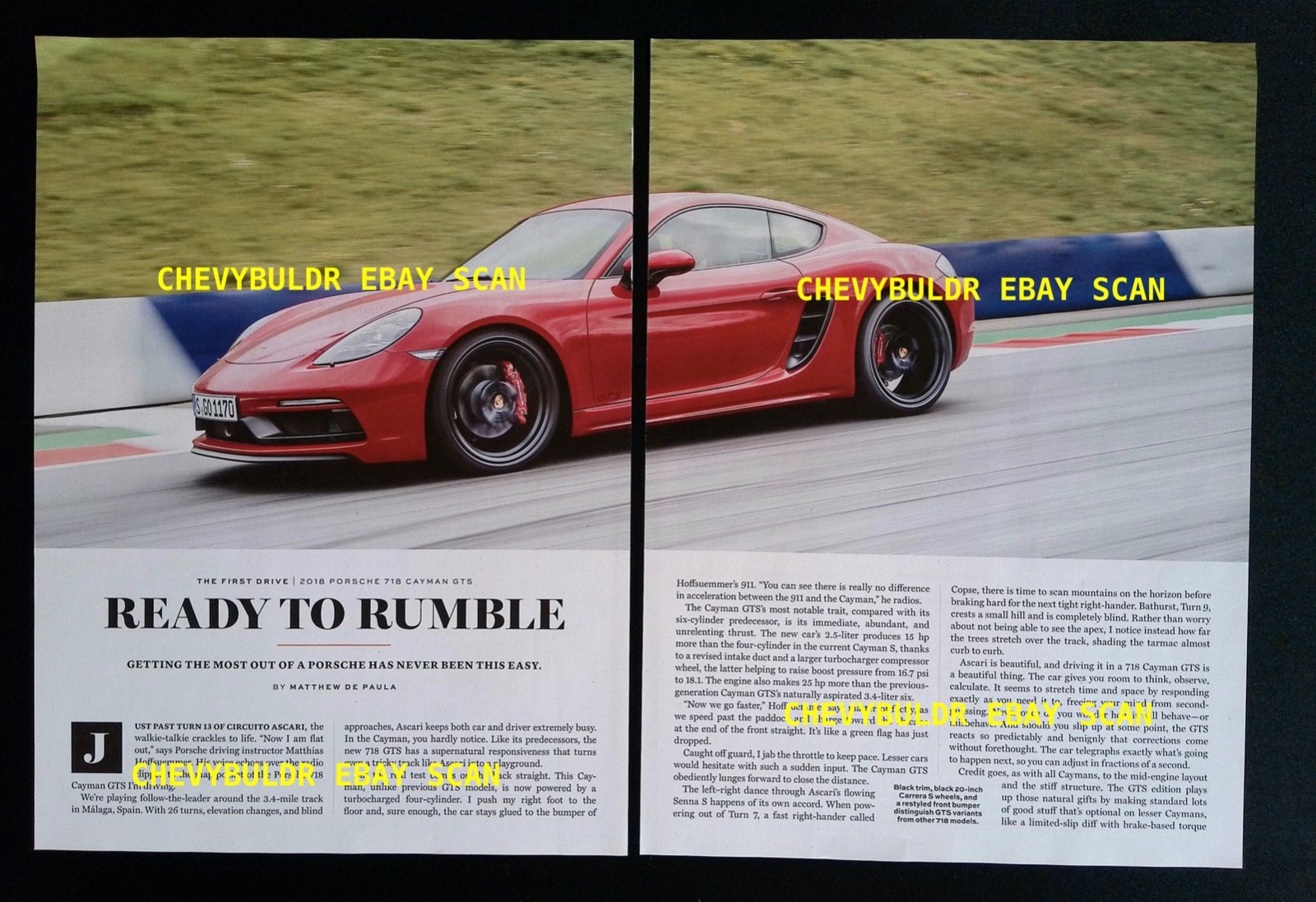 2018 Porsche 718 Cayman GTS First Drive Info Article \