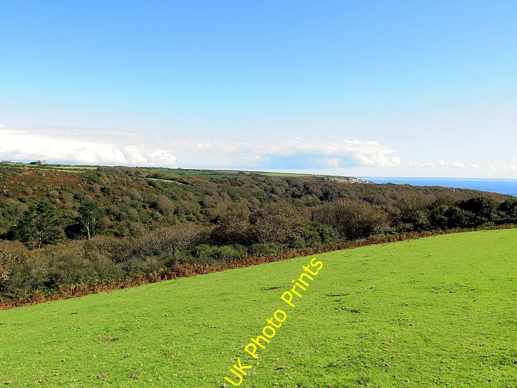 Photo 6x4 View over Penberth Valley Penberth\\/SW4022 c2016 Photo 6x4 View over Penberth Valley Penberth\\/SW4022 c2016