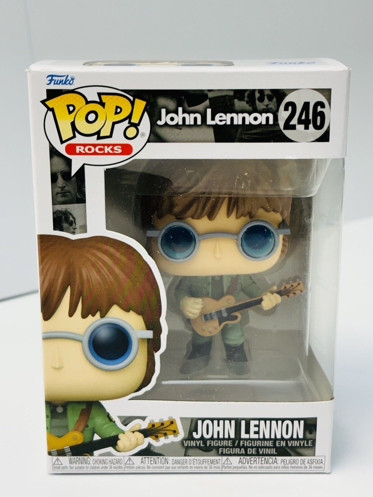 John Lennon #246 The Beatles Funko Pop Rocks Brand New 2021