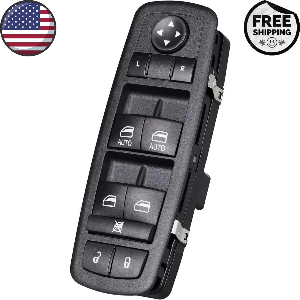 Master Power Window Switch Driver Side Replcaement for 2016-2022 Ram 1500 2500 3 Master Power Window Switch Driver Side Replcaement for 2016-2022 Ram 1500 2500 3