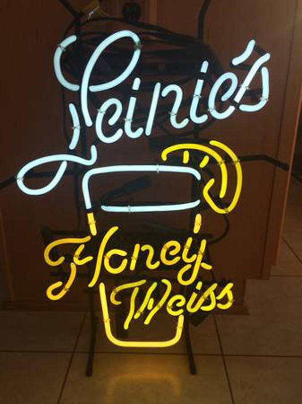 Leinie\'s Honey Weiss Leinenkugel\'s Neon Sign Home Bar Pub Club Wall Decor 19x15