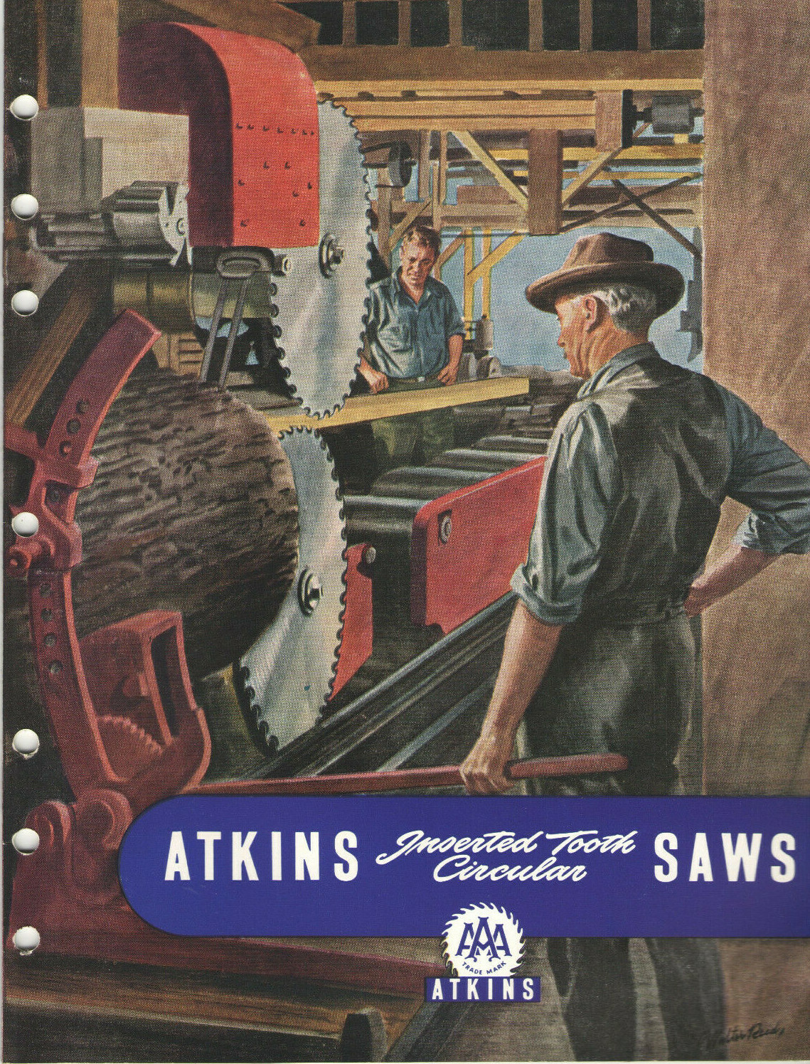 VTG 1953 ATKINS SAW INDUSTRIAL CATALOGS 8 SECTIONS FILES/BAND/CIRCULAR/TOOLS