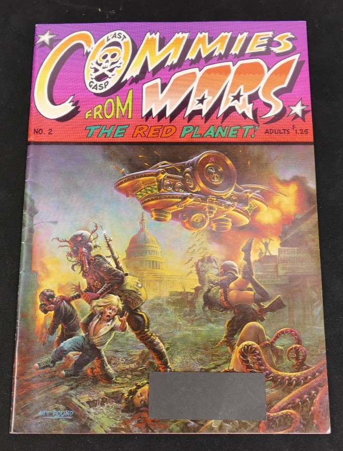 COMMIES FROM MARS #2 Underground Comic - Award Winning Cover - 1st Print Comix
