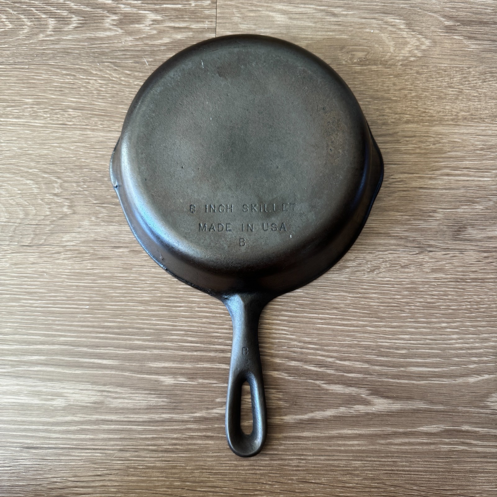Vintage Unmarked Wagner Ware #5 Cast Iron Skillet 8 inch Restored
