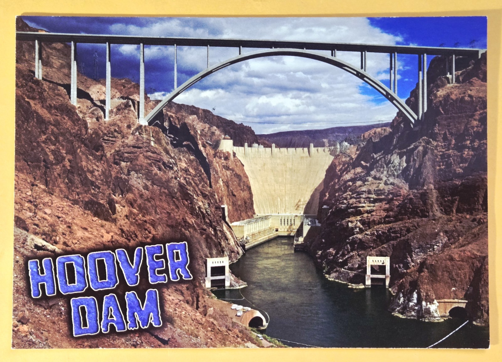  Postcard AZ: Hoover Dam. Arizona 