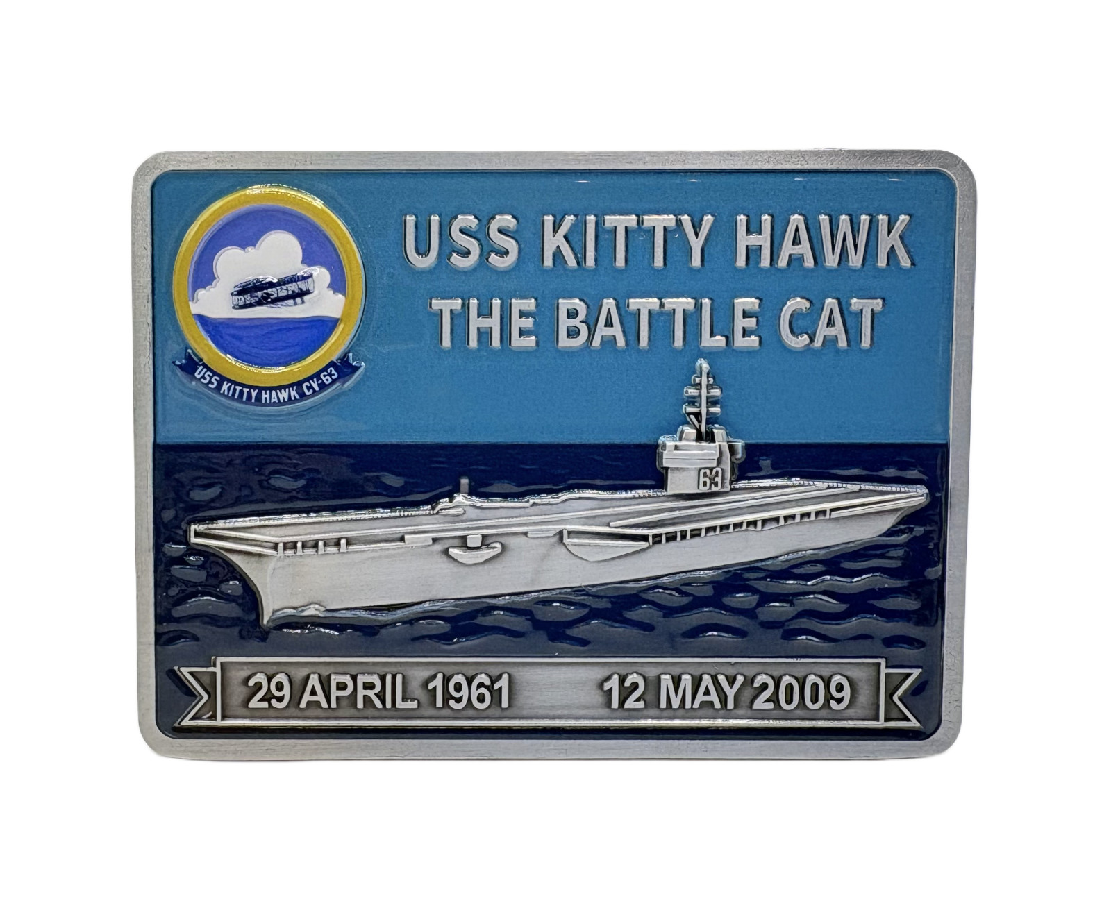 USS Kitty Hawk  (CV-63)  Commemorative Challenge Coin