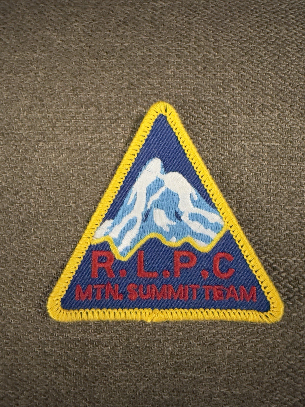 1980s R.L.P.C. Mtn Summit Team patch 1980s R.L.P.C. Mtn Summit Team patch