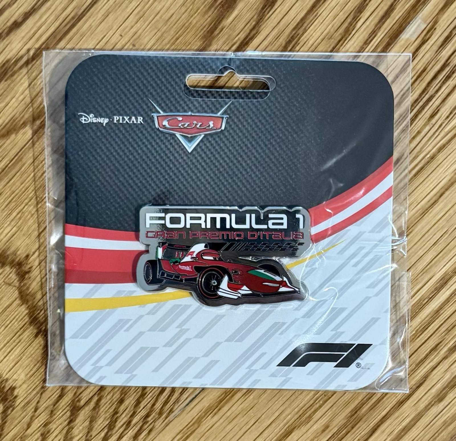 Formula 1 x Disney Italian Grand Prix Pin Pixar\'s Cars Francesco Limited Release