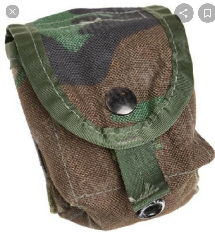 BUY TWO SAVE 50%. US Military Issue Grenade Pouches. FAST-SHIPPING