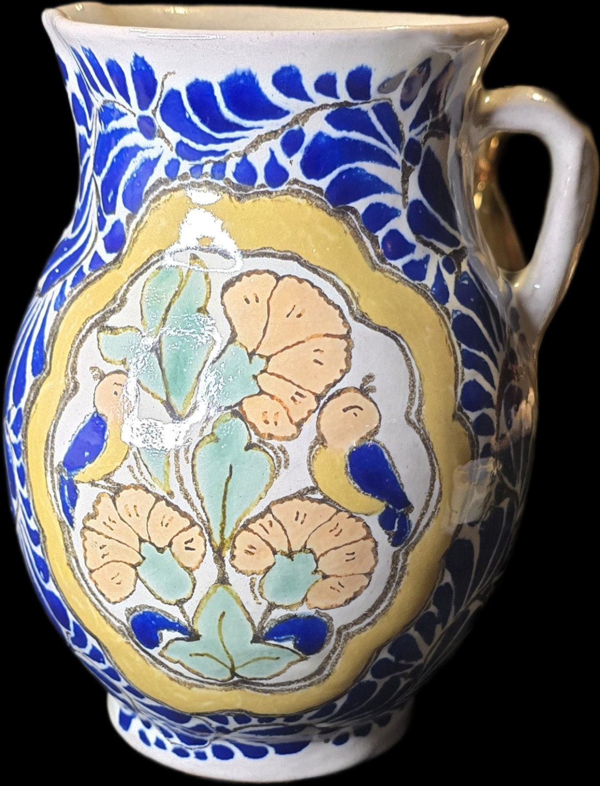 Vintage Ysauro Uriarte Talavera Pitcher 9\