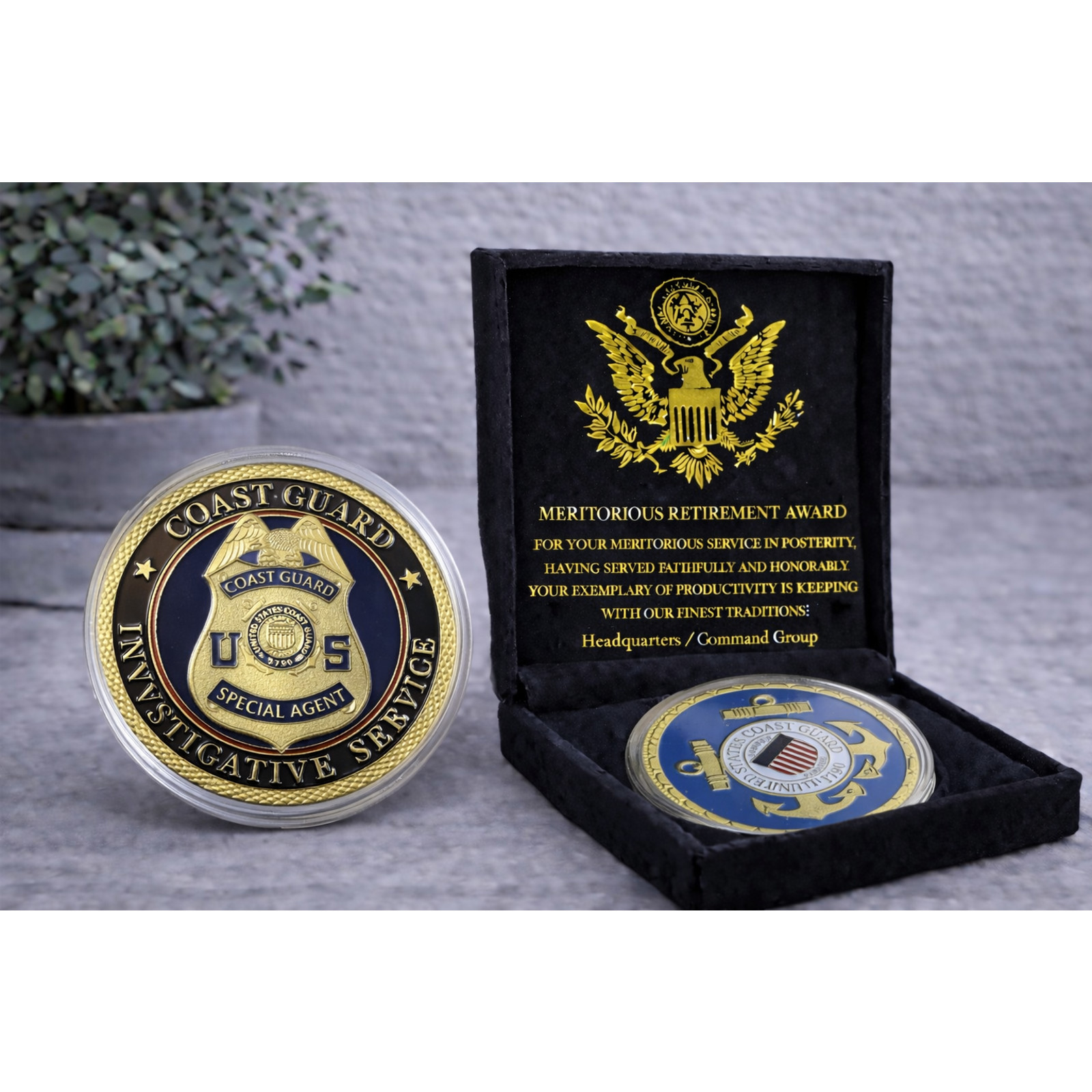 Central Intelligence Agency CIA Counter Intelligence USA  w/ Retirement Award