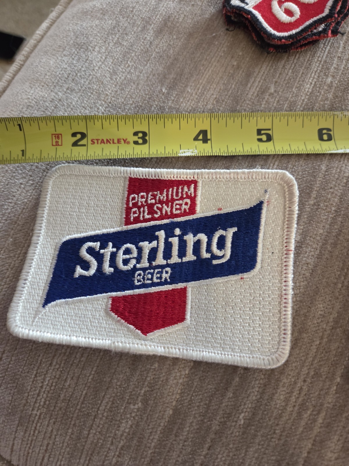 Vintage Advertising Patch Sterling Beer