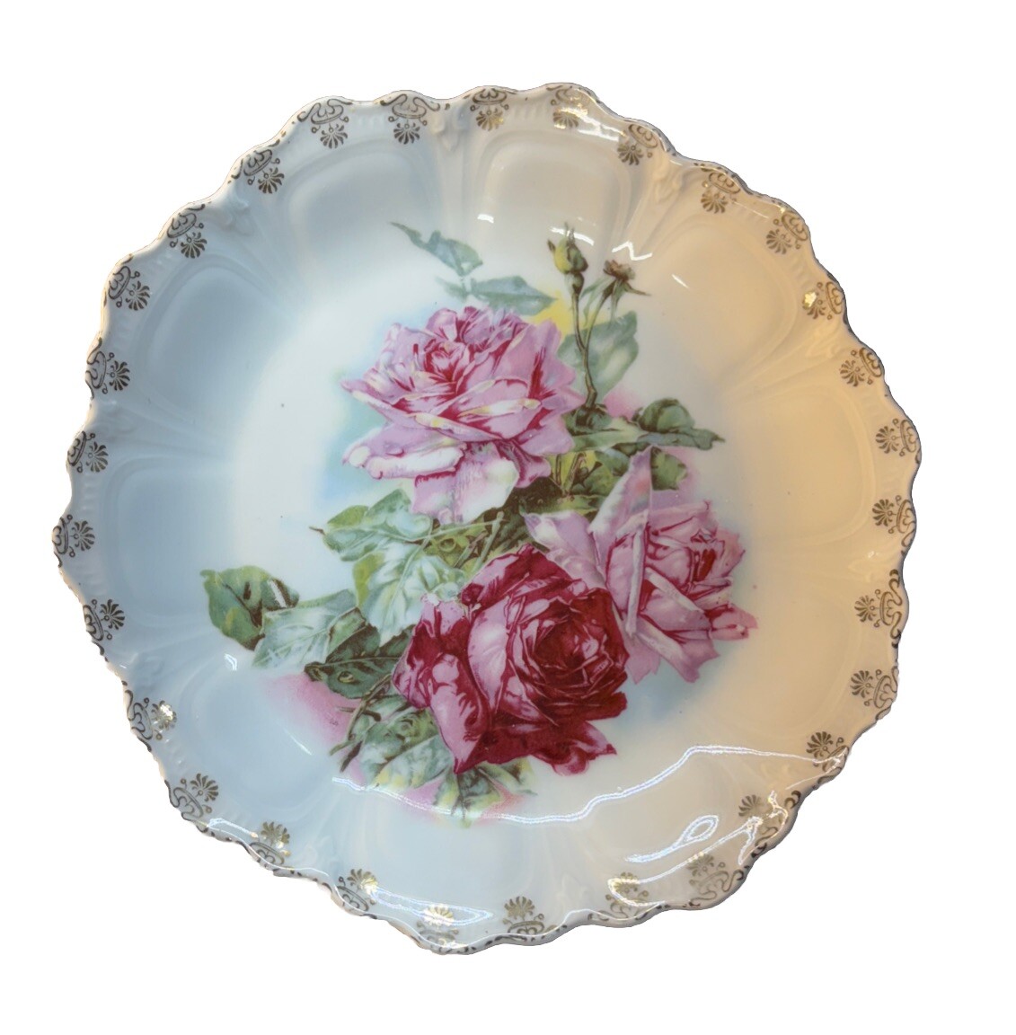ANTIQUE ZS & CO Dinner Plate ZEH SCHERZER BAVARIA GERMANY EXCELLENT CONDITION
