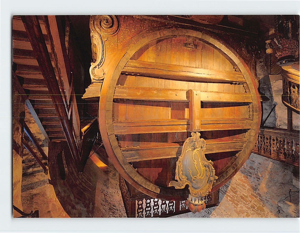 Postcard Great Heidelberg Tun in the Cellars of Heidelberg Castle in Germany