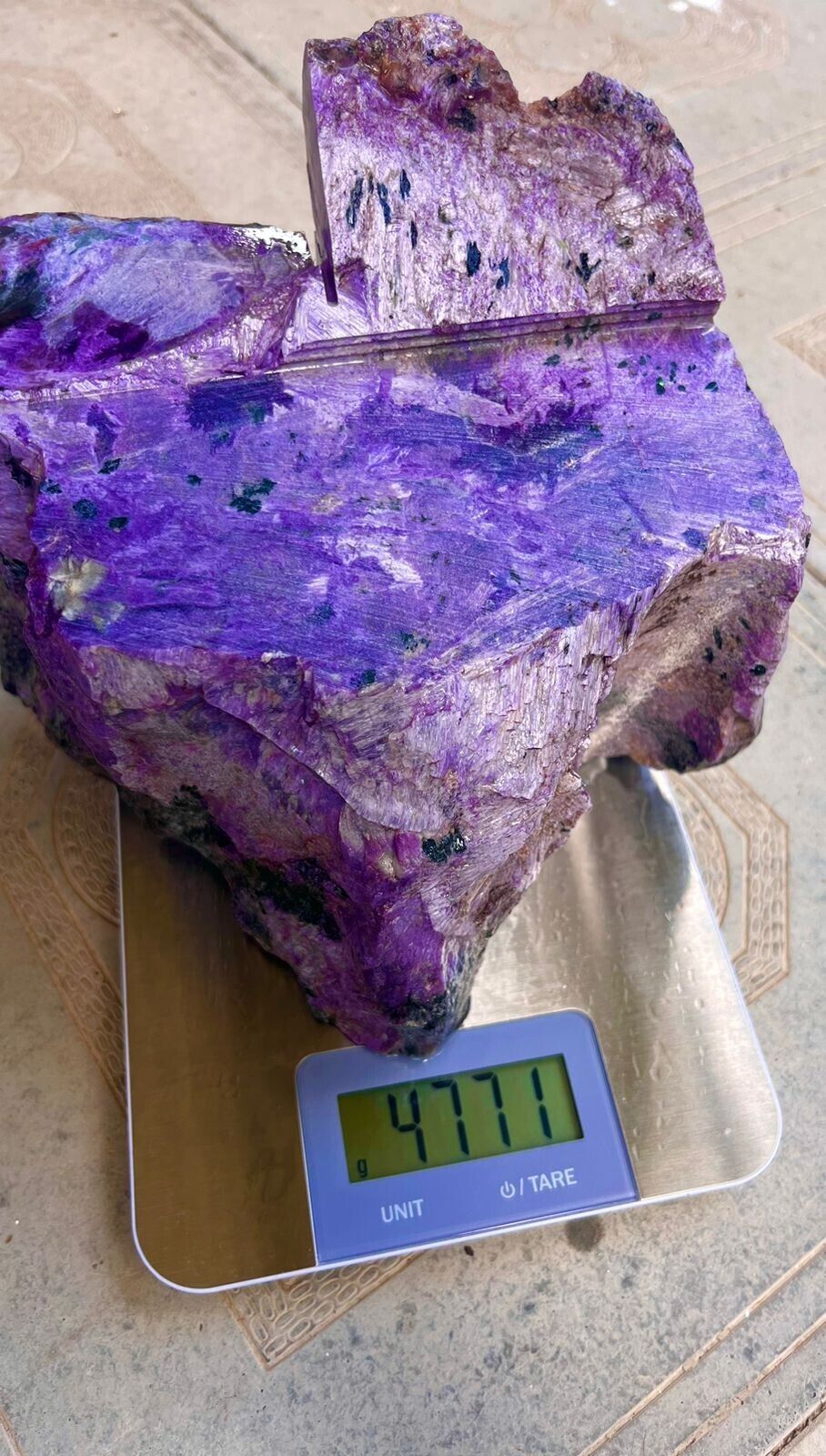 Charoite Rough Rare Russian Natural Geode Stone Crystal Mineral 10.5lbs 4.7kg