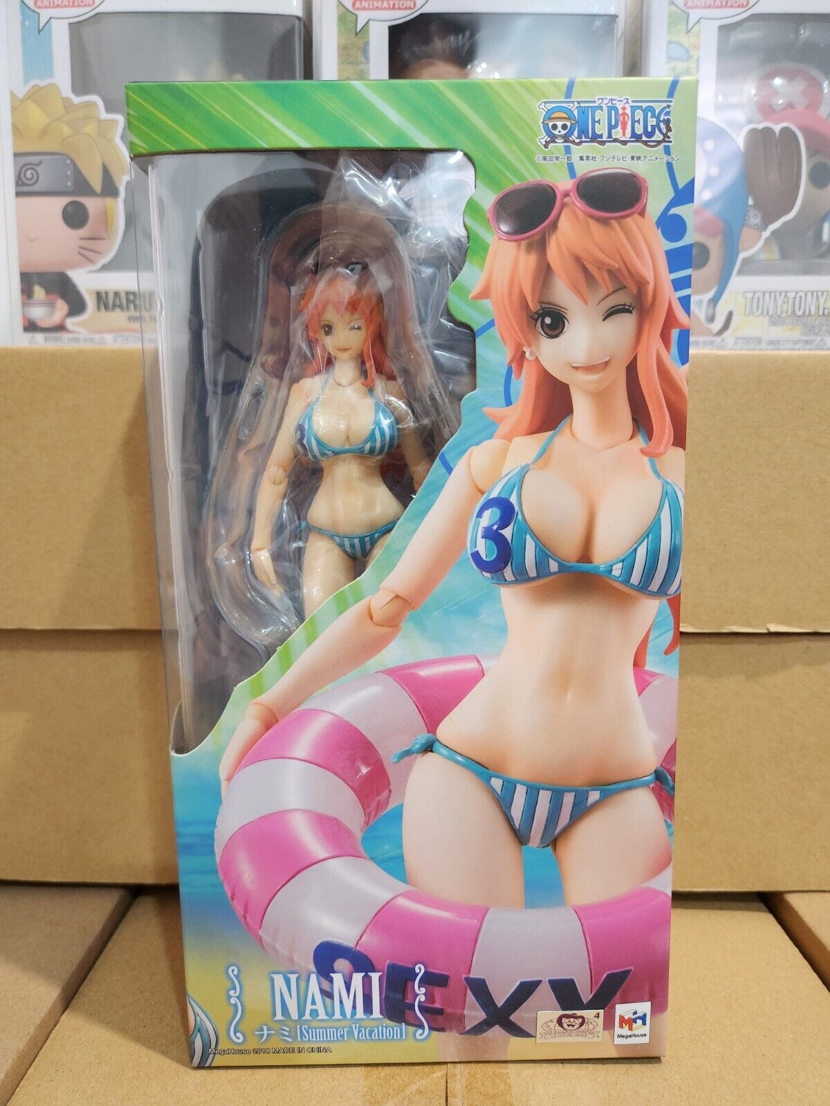 ONE PIECE - NAMI (SUMMER VACATION) VARIABLE ACTION HEROES MEGAHOUSE 