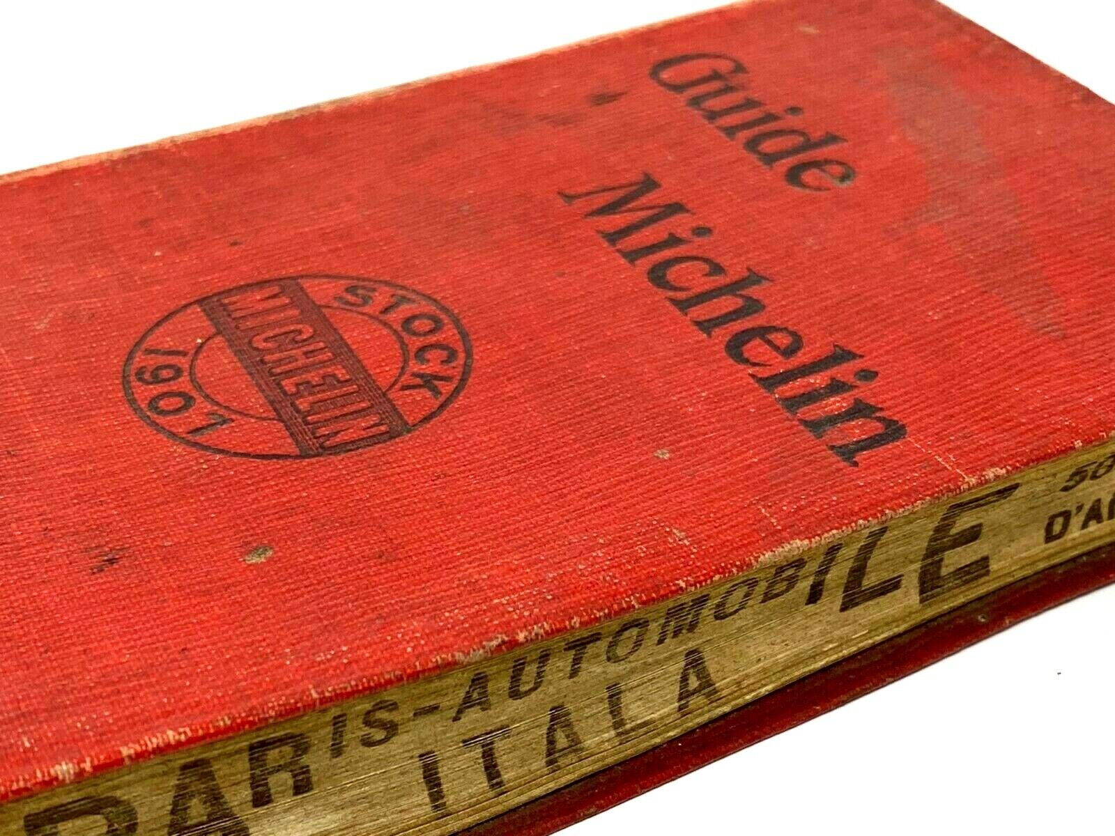 Guide Michelin Antique & 8 -ème Year & 1907 & Automobile & Omnibus & Book