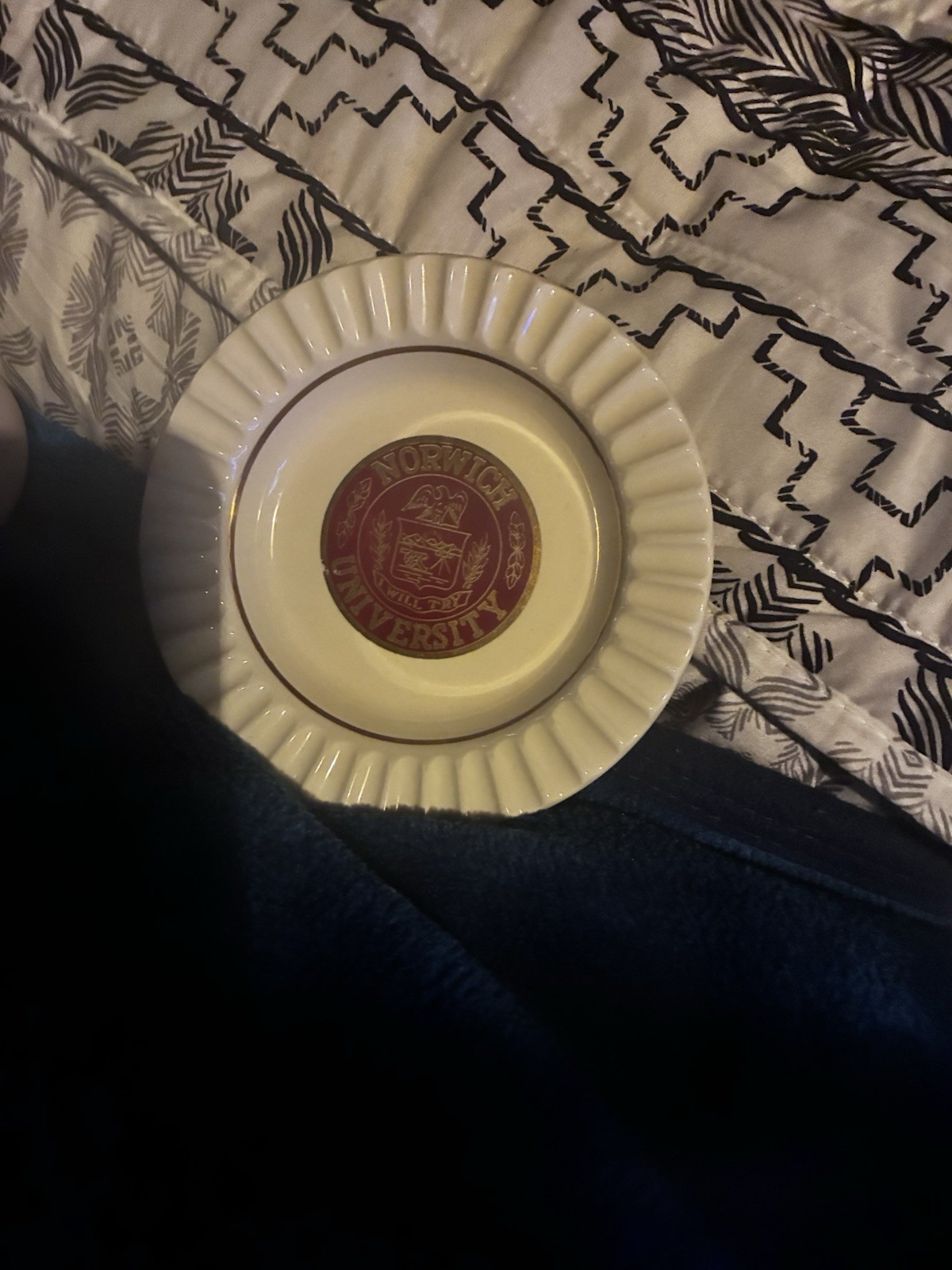 Norwich University Glass Plate