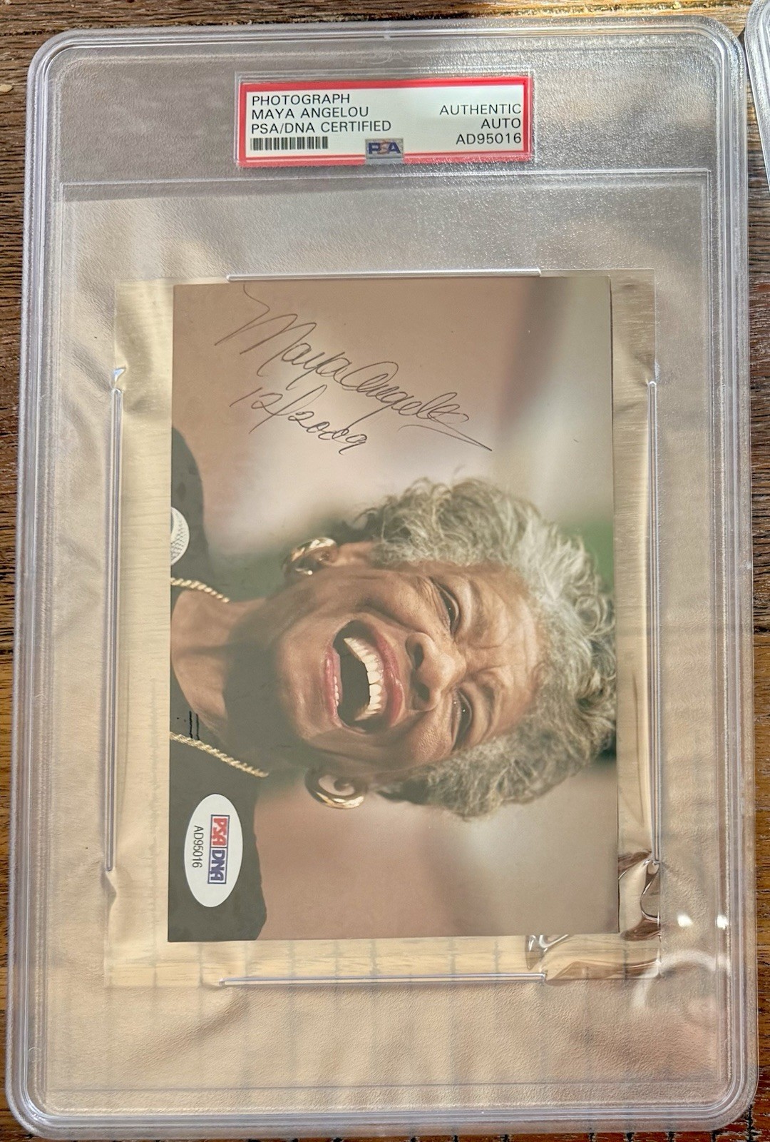 Maya Angelou, Signed/Autographed Original Photo, PSA/DNA ENCAPSULATED